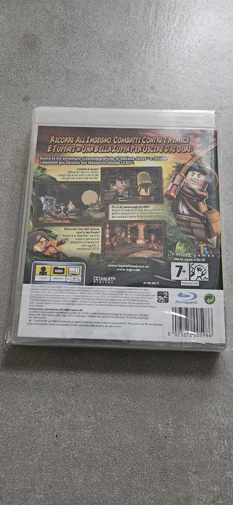 Indiana Jones Le Avventure Originali - Sony PlayStation 3 (PS3) (2) video game collectible [Barcode 023272005986] - Main Image 2