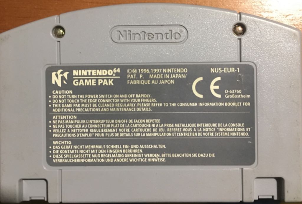 Super Smash Bros.  - Nintendo 64 (N64) (4) video game collectible - Main Image 2
