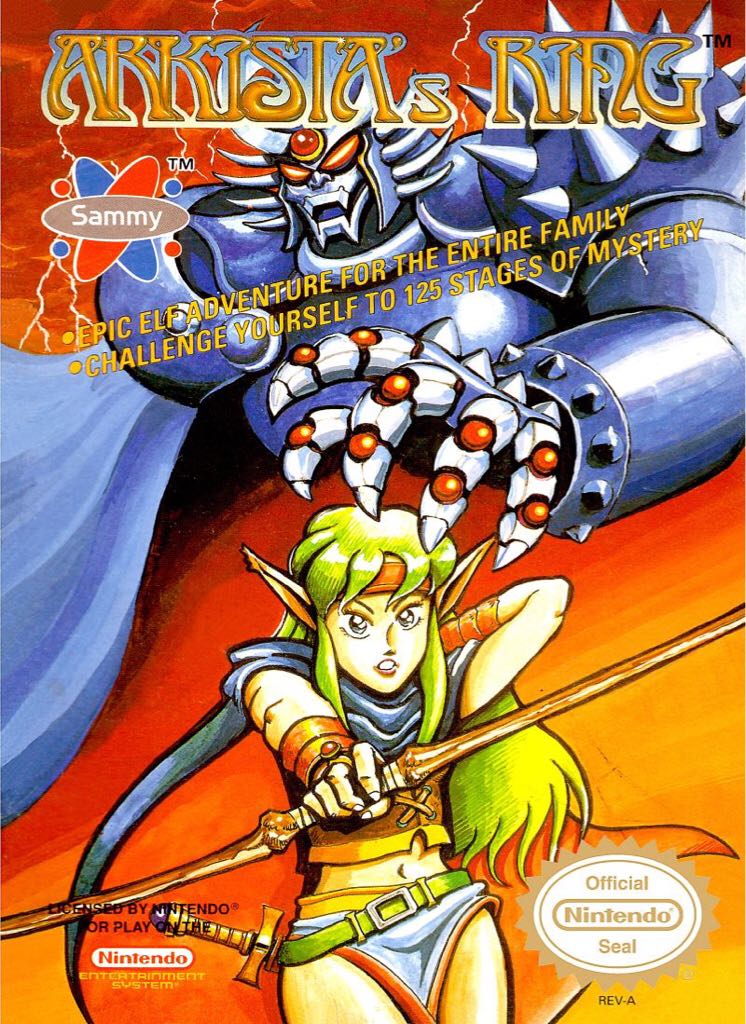 Arkista’s Ring - Nintendo Entertainment System (NES) video game collectible - Main Image 1