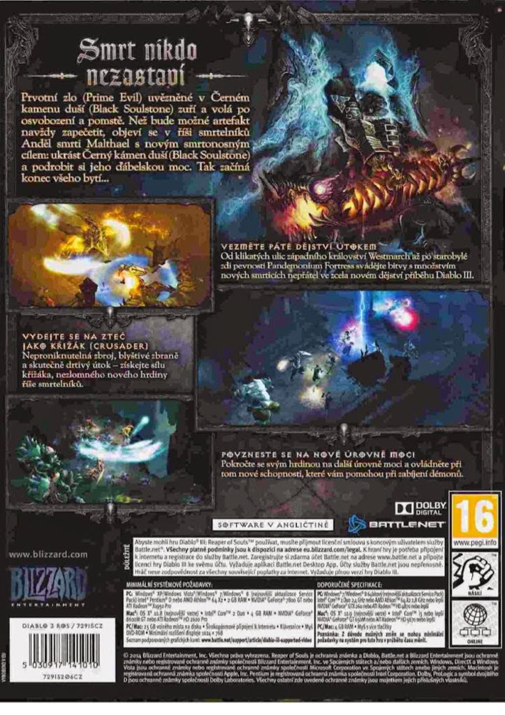Diablo Reaper Of Souls - Microsoft Xbox 360 (Blizzard) video game collectible [Barcode 5030917149375] - Main Image 2