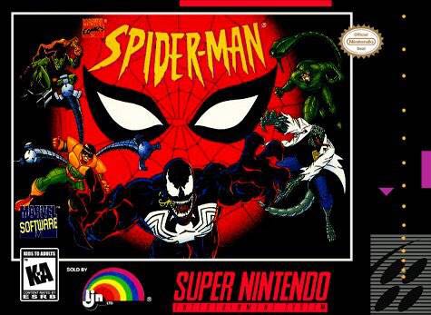Spiderman - Nintendo Super Nintendo Entertainment System (SNES) video game collectible - Main Image 1