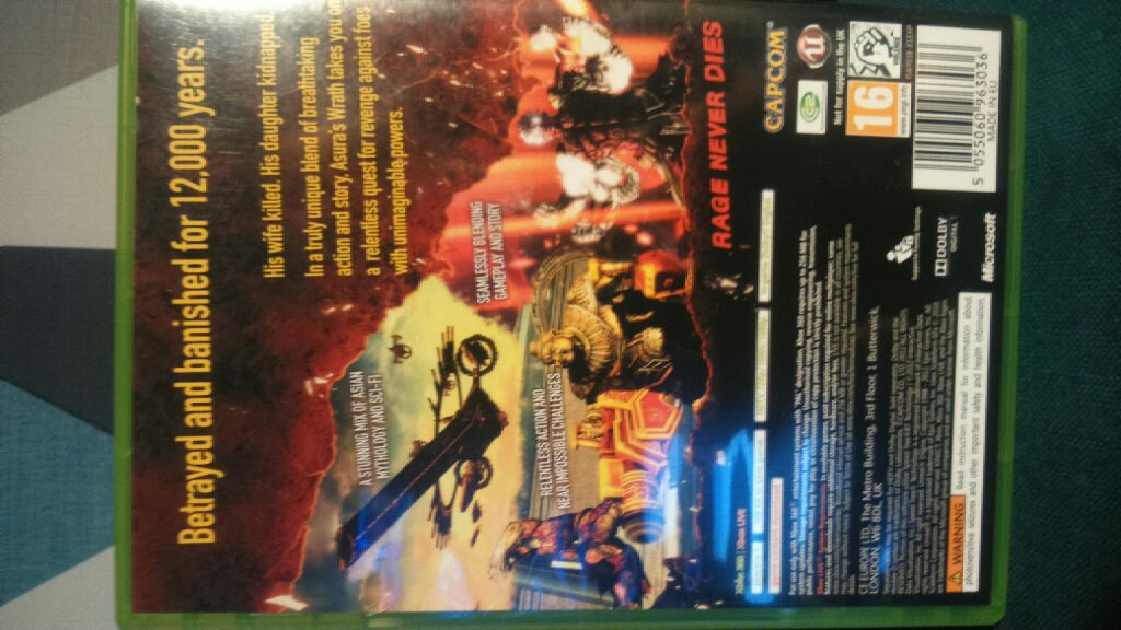 Asuras Wrath - Microsoft Xbox 360 video game collectible [Barcode 5055060963036] - Main Image 2