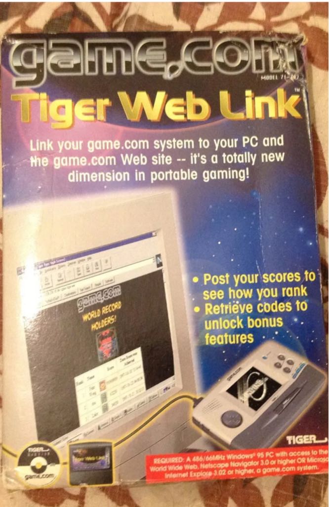 Tiger Web Link - Tiger Electronic video game collectible - Main Image 1