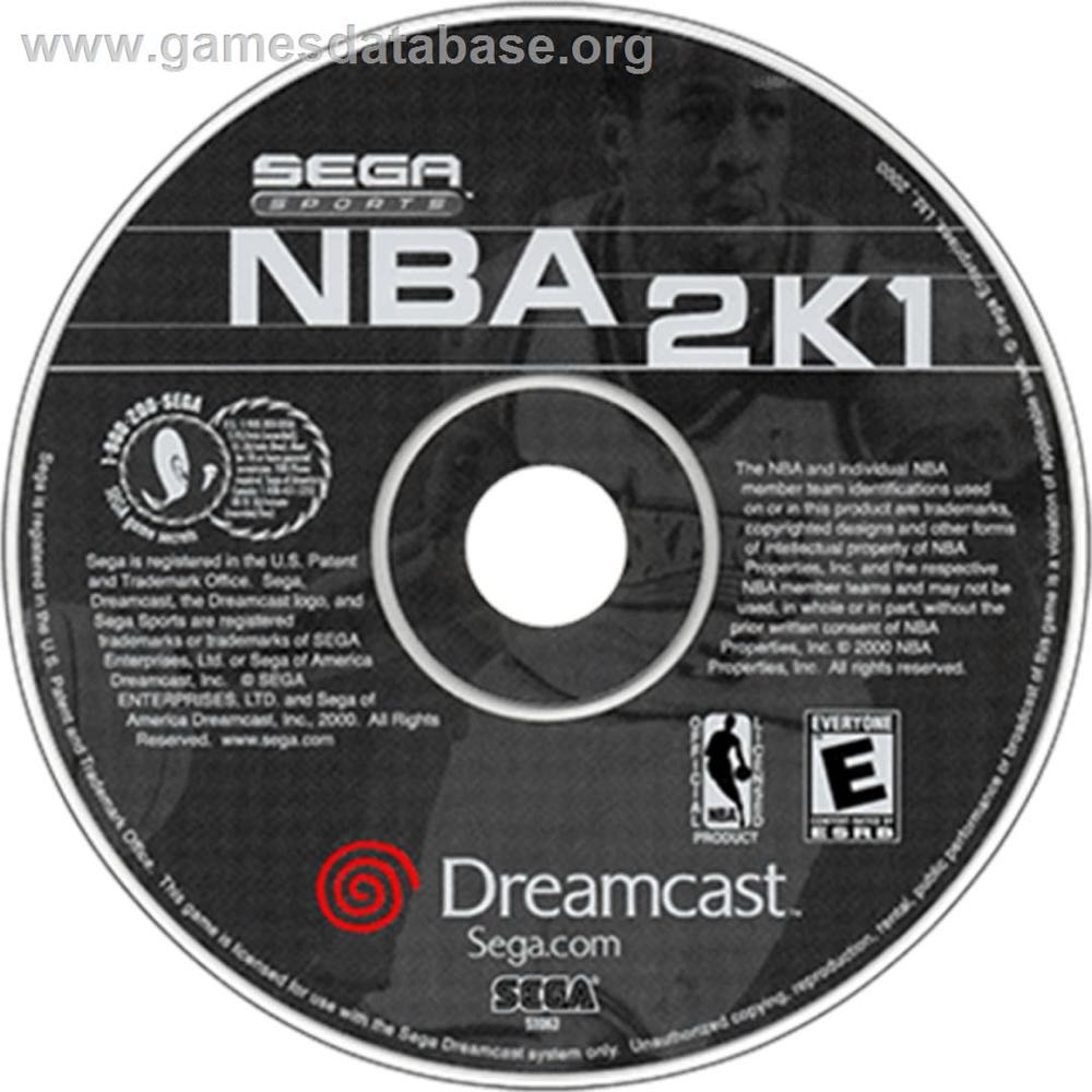 Nba 2k1 - Sega Dreamcast (Sega Sports - 1-4) video game collectible [Barcode 010086510638] - Main Image 3