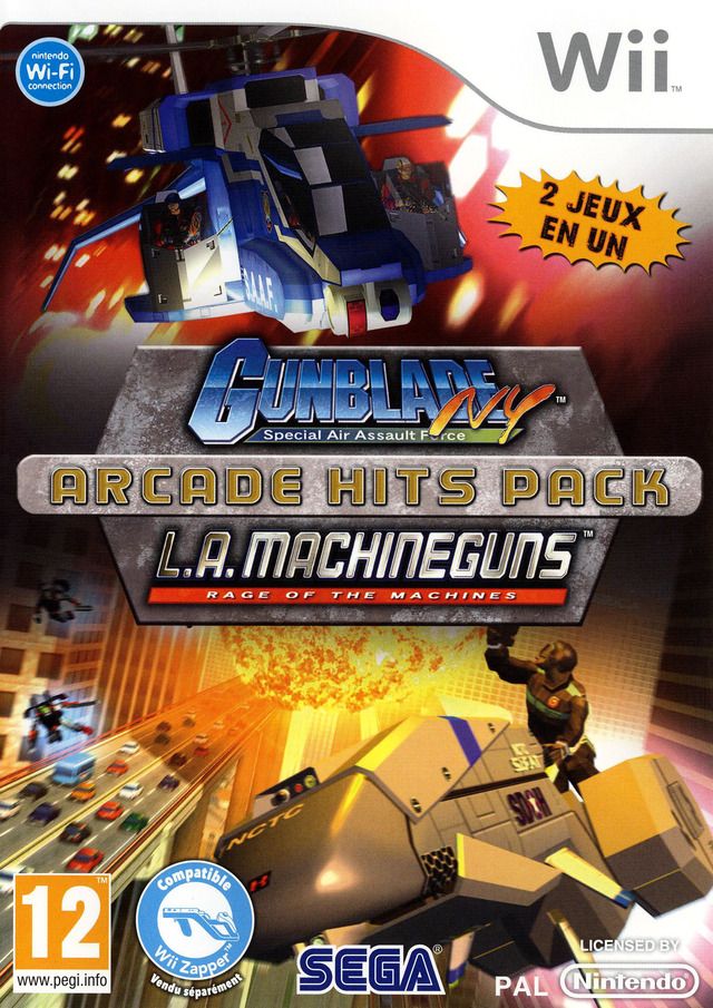 Gunblade and L.A. Machineguns - Nintendo Wii video game collectible - Main Image 1