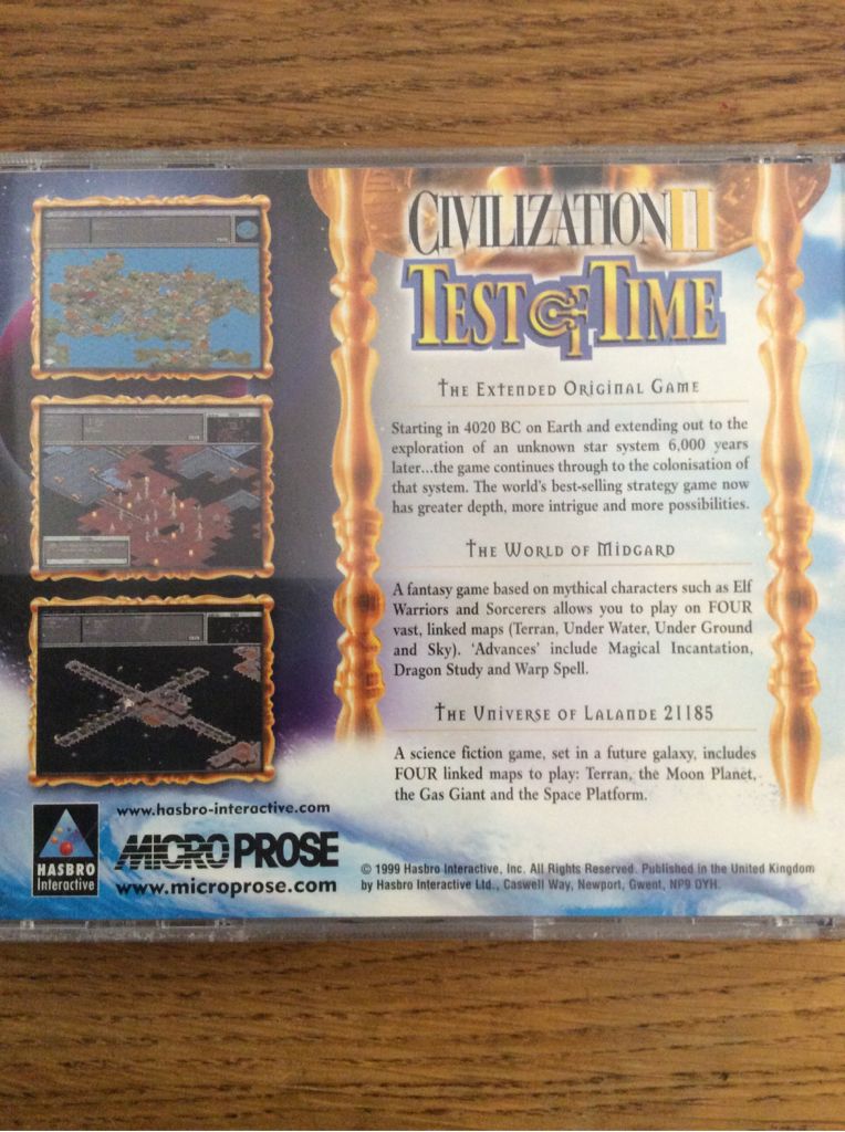 Civilization II: Test of Time - PC (microprose) video game collectible [Barcode 5743211778010] - Main Image 2