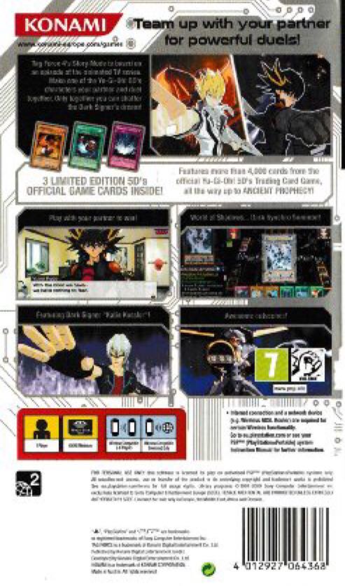 Yu-Gi-Oh! 5D’s Tag Force 4 - Sony PlayStation Portable (PSP) (Konami - 4) video game collectible [Barcode 4012927064368] - Main Image 2