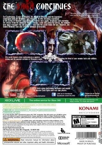 Castlevania: Lords of Shadow 2 - Microsoft Xbox 360 (Konami - 1) video game collectible [Barcode 4012927038260] - Main Image 2