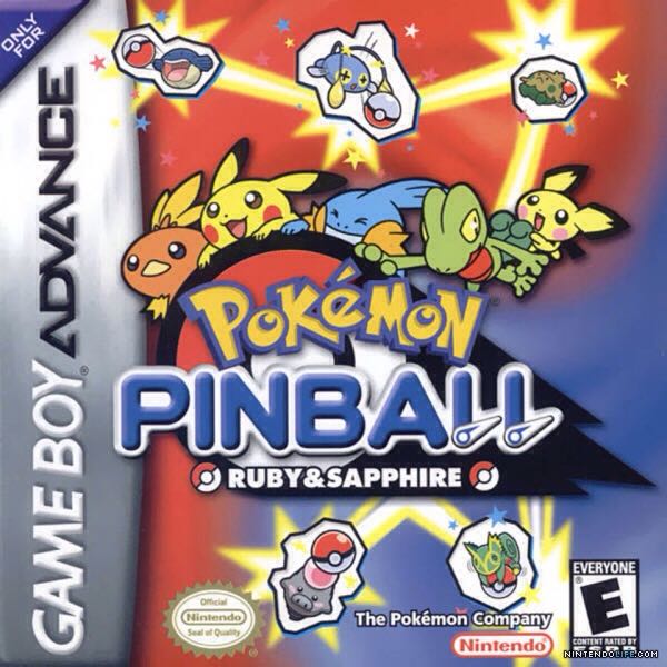 Pokemon Pinball: Ruby & Sapphire - Nintendo Game Boy Advance (GBA) video game collectible - Main Image 1