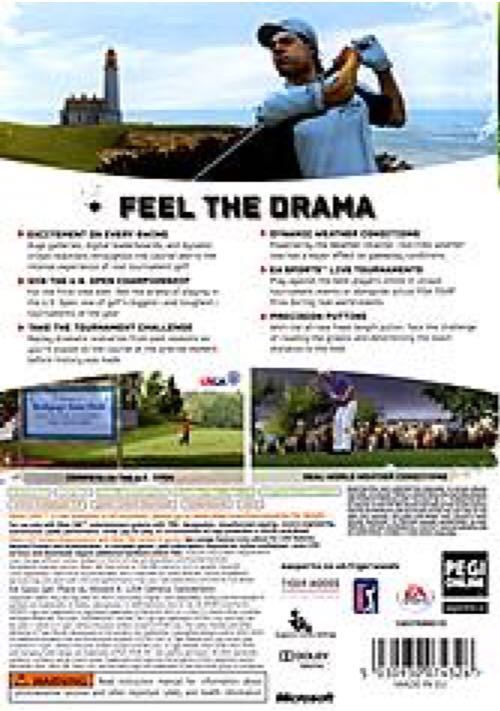 Tiger Woods PGA Tour 10 - Microsoft Xbox 360 (Electronic Arts/EA Games - 4) video game collectible [Barcode 014633190298] - Main Image 2