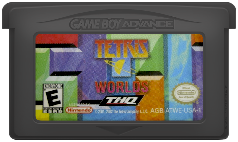Tetris Worlds - Nintendo Game Boy Advance (GBA) (THQ - 2) video game collectible [Barcode 785138320762] - Main Image 3