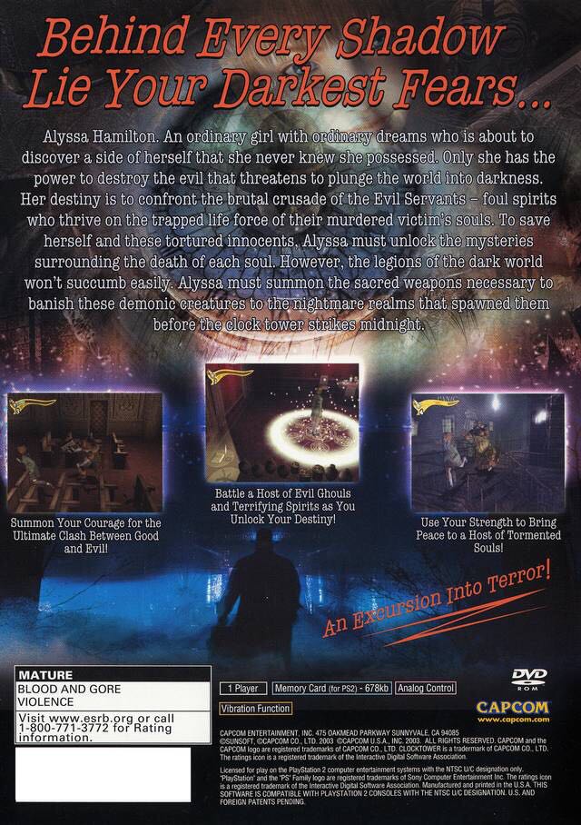 Clock Tower 3 - Sony PlayStation 2 (PS2) (Capcom - 1) video game collectible [Barcode 5055060920923] - Main Image 2