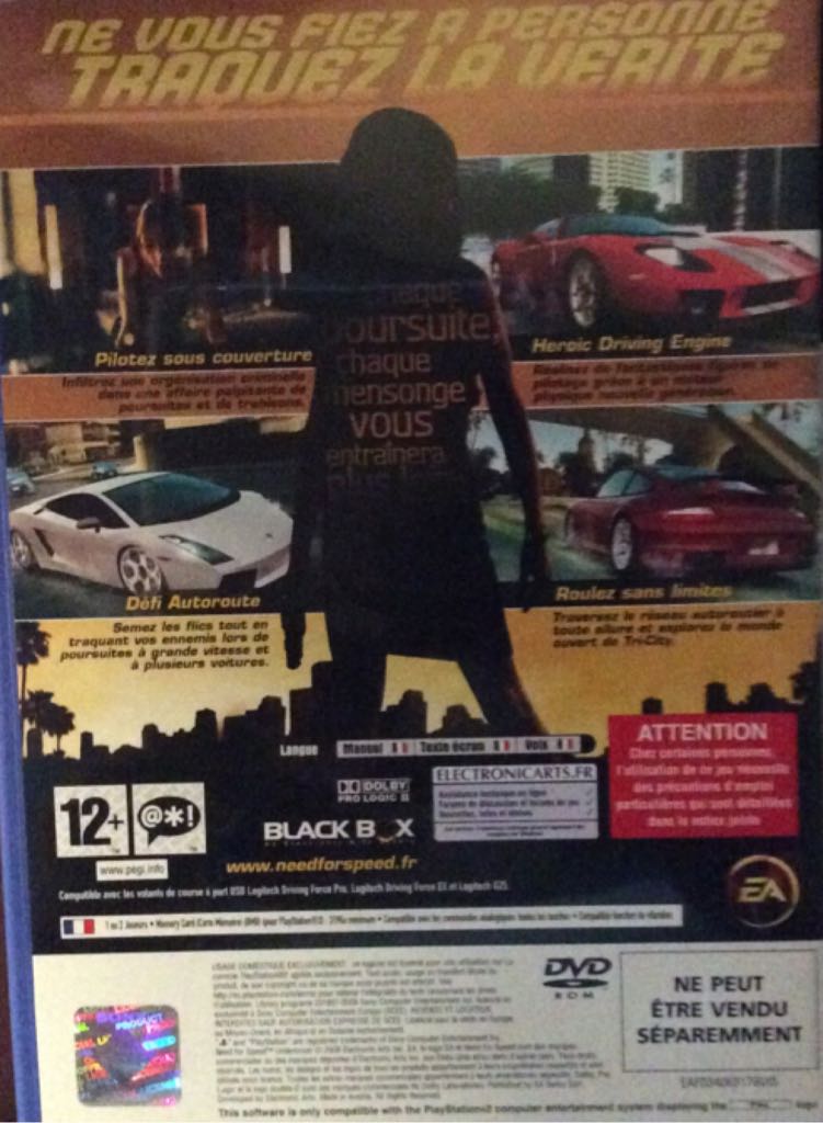 Need For Speed Undercover - Sony PlayStation 2 (PS2) video game collectible - Main Image 2