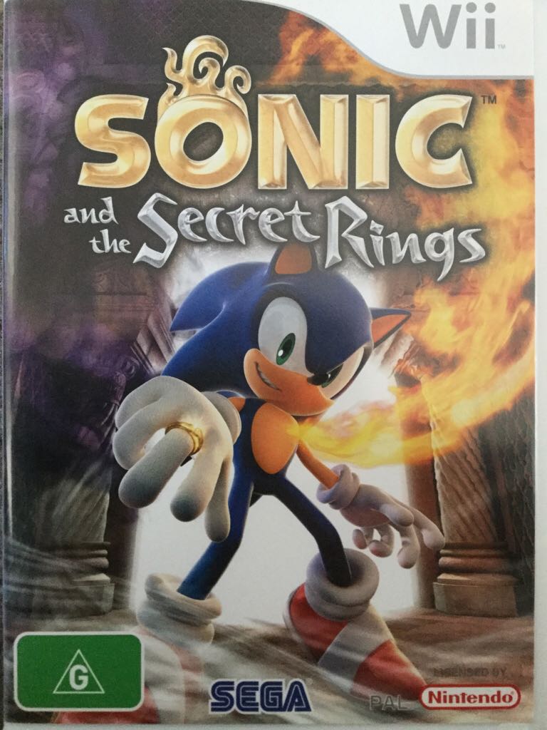 Sonic And The Secret Rings - Nintendo Wii (Nintendo - 4) video game collectible - Main Image 1