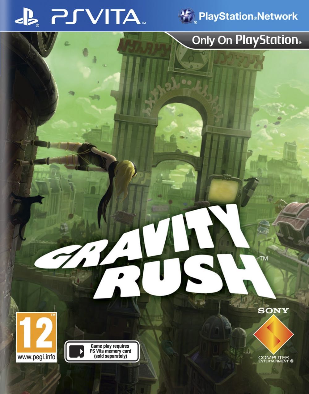 Gravity Rush - Sony PlayStation Vita (PS Vita) (Sony Computer Entertainment - 1) video game collectible [Barcode 711719241638] - Main Image 3