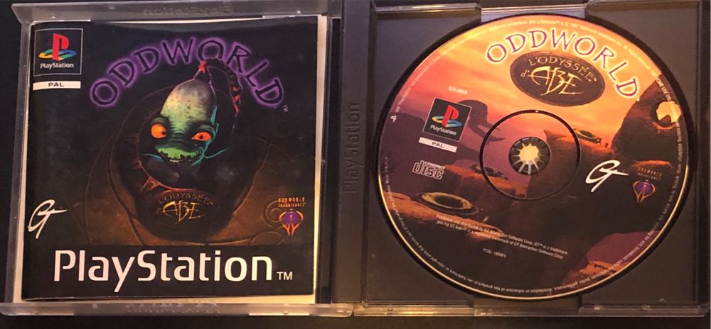Oddworld : L’Odyssée D’Abe - Sony PlayStation (GT Interactive Software - 1) video game collectible [Barcode 5029988000050] - Main Image 3