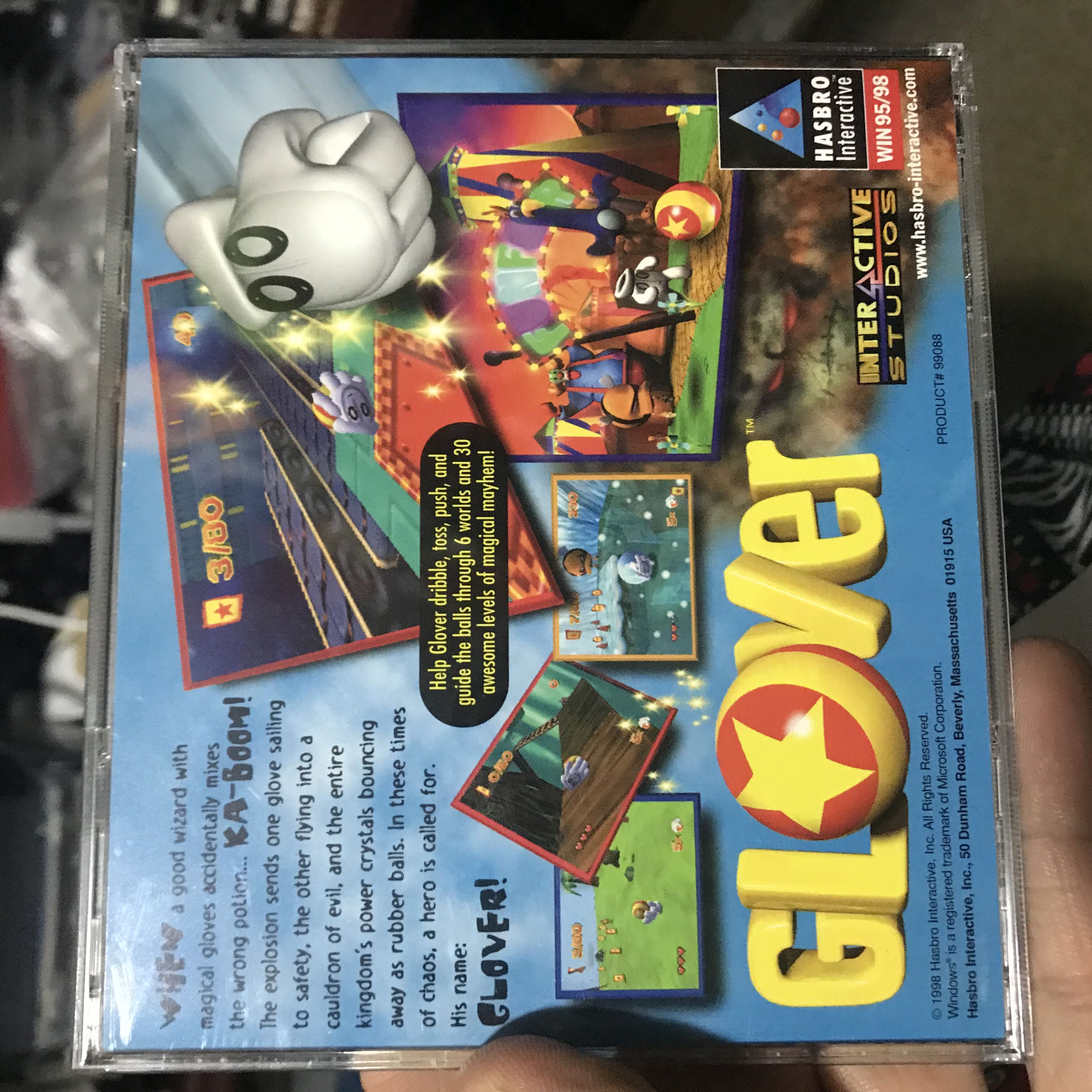 Glover - PC (Hasbro Interactive) video game collectible - Main Image 2