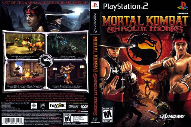 Mortal Kombat: Shaolin Monks - Sony PlayStation 2 (PS2) (Midway - 2) video game collectible [Barcode 5037930072420] - Main Image 2