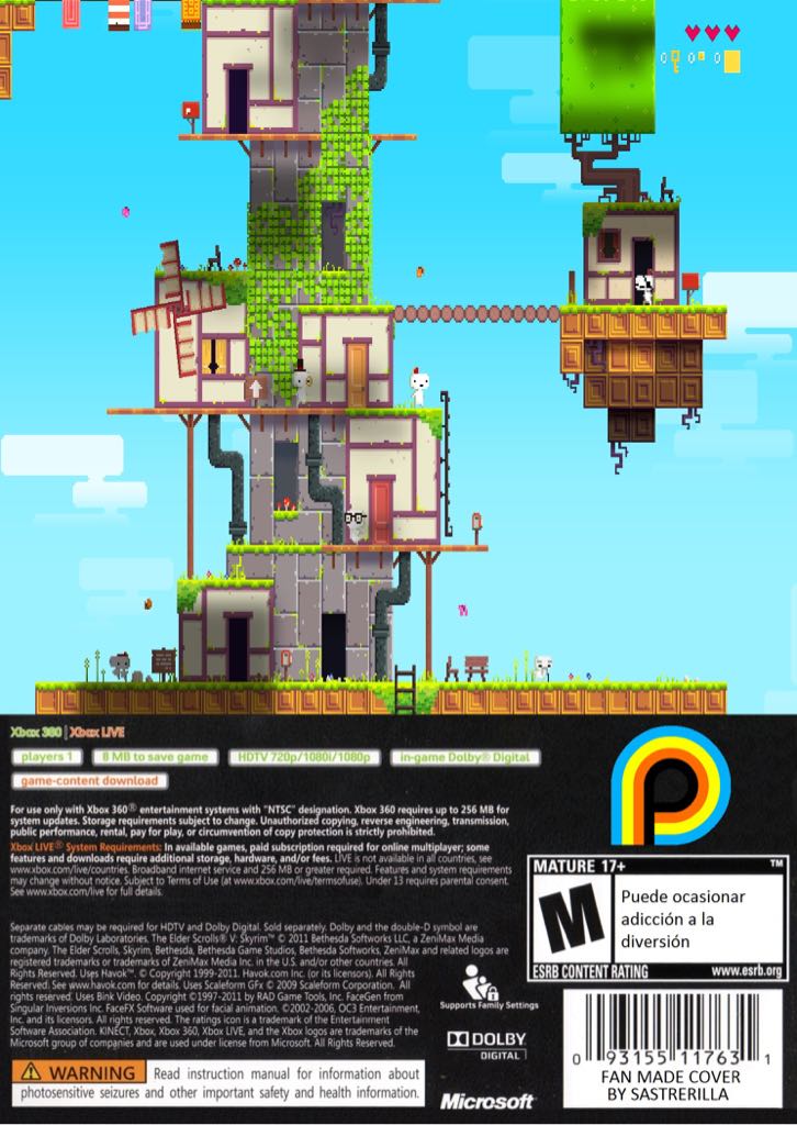 Fez - Valve Steam (Trapdoor - 1) video game collectible - Main Image 2