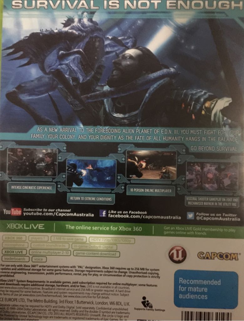 Lost Planet 3 - Microsoft Xbox 360 (Capcom - 1) video game collectible [Barcode 5055060964194] - Main Image 2