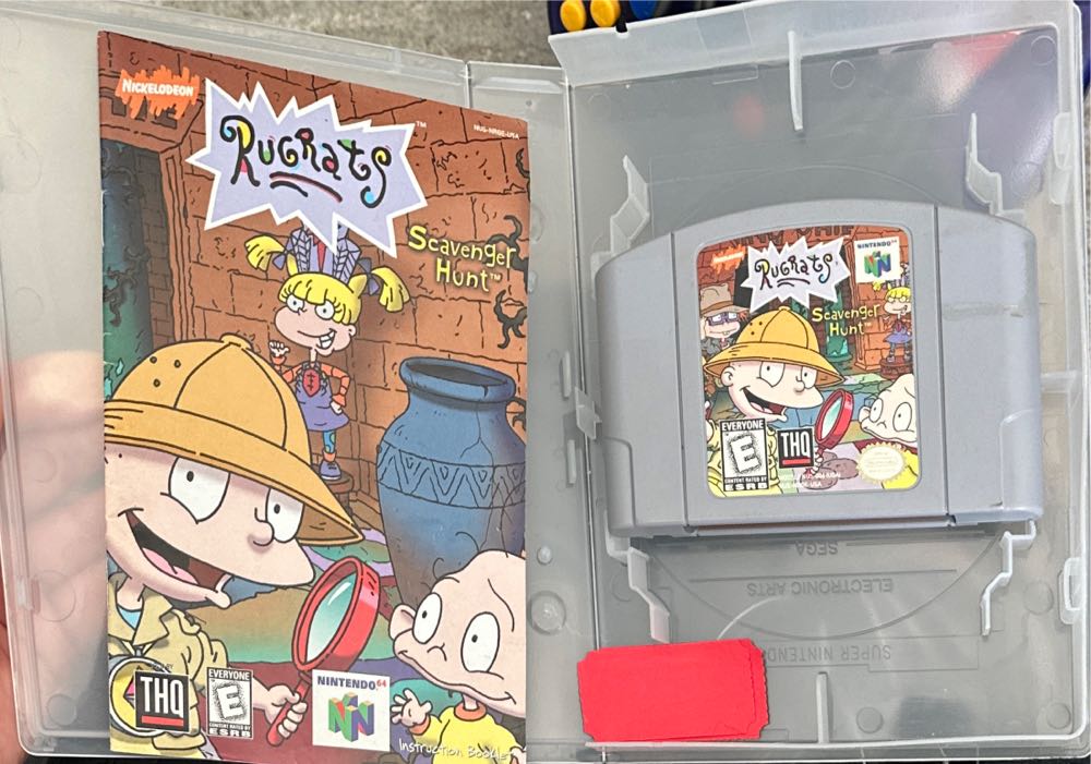 Rugrats: Scavenger Hunt - Nintendo 64 (N64) (THQ - 1-4) video game collectible [Barcode 785138301082] - Main Image 4
