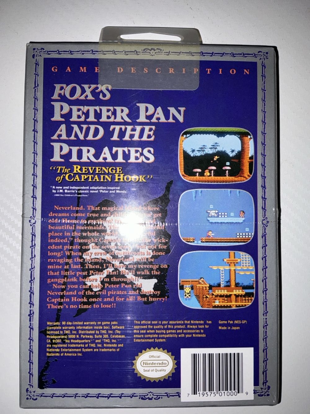 Fox’s Peter Pan & The Pirates - Nintendo Entertainment System (NES) video game collectible - Main Image 2