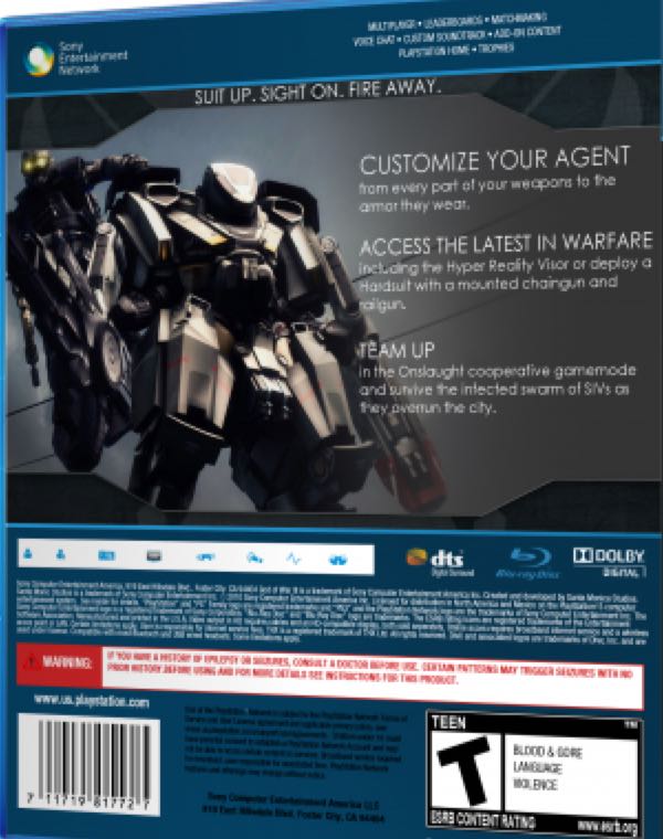 Blacklight: Retribution - Sony PlayStation 4 (PS4) video game collectible - Main Image 2