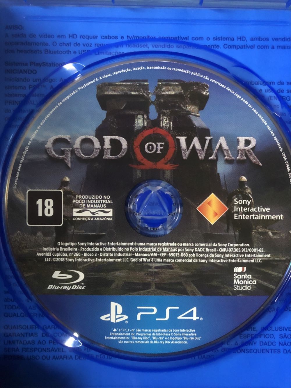 God of War - Sony PlayStation 4 (PS4) (Sony Interactive Entertainment - 1) video game collectible [Barcode 711719506119] - Main Image 3