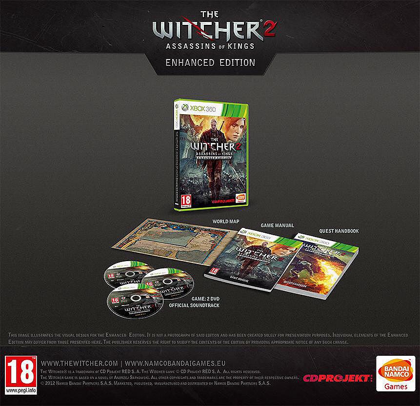 The Witcher 2: Assassins Of Kings: Enhanced Edition - Microsoft Xbox 360 (Namco Bandai - 1) video game collectible [Barcode 3391891962711] - Main Image 2
