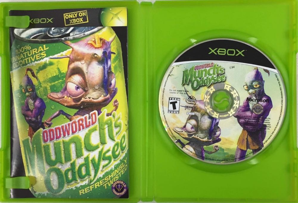 Oddworld: Munch’s Oddysee - Microsoft Xbox (Microsoft Game Studios - 1) video game collectible [Barcode 659556745240] - Main Image 4