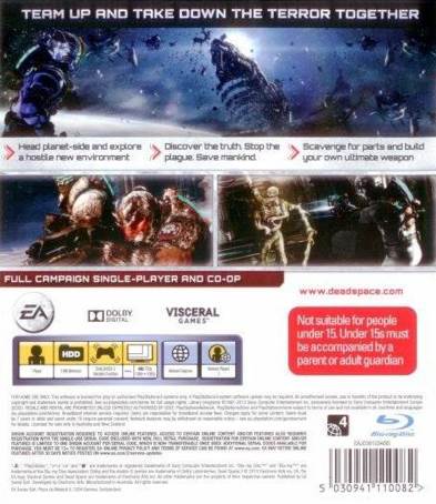 Dead Space 3 - Sony PlayStation 3 (PS3) (Electonic Arts - 1) video game collectible - Main Image 2
