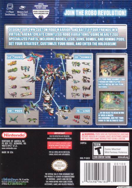 Custom Robo - Nintendo GameCube (Nintendo - 4) video game collectible [Barcode 045496961831] - Main Image 2