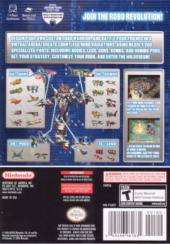 Custom Robo - Nintendo GameCube (Nintendo) video game collectible [Barcode 045496961848] - Main Image 2