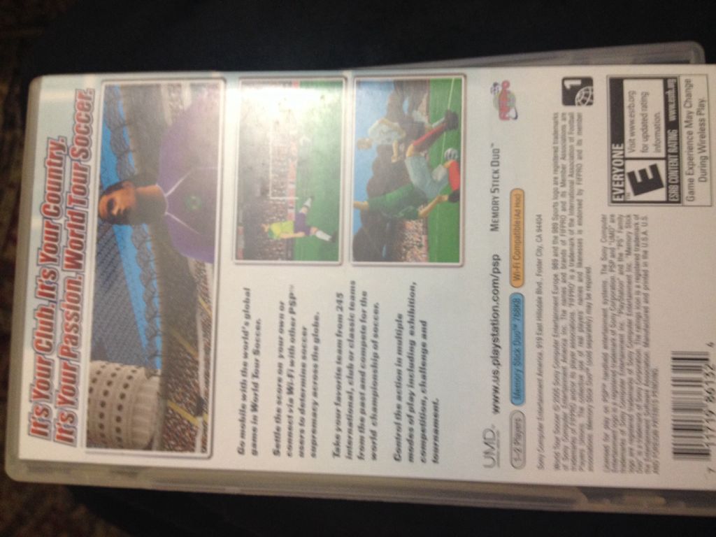 World Tour Soccer - Sony PlayStation Portable (PSP) video game collectible - Main Image 2