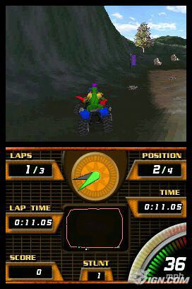 ATV Quad Frenzy - Nintendo DSi video game collectible - Main Image 2