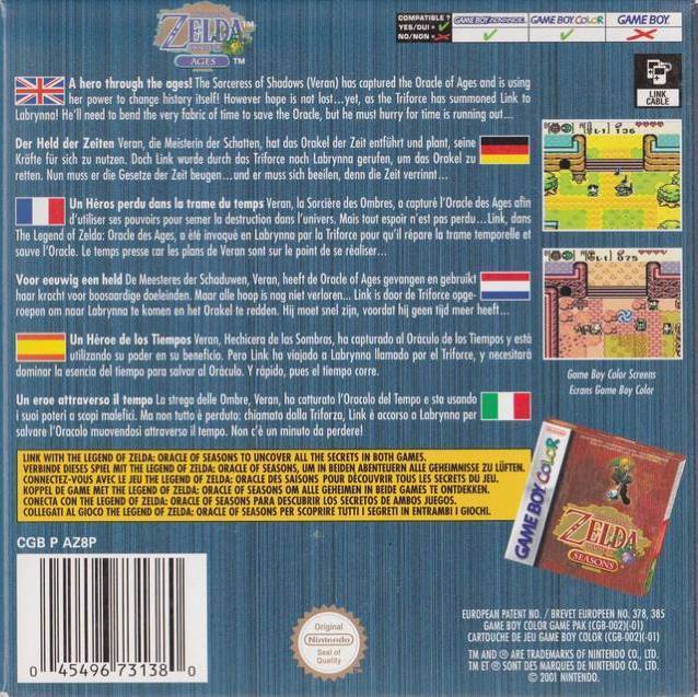 Zelda: Oracle of Ages - Nintendo Game Boy Color (Nintendo) video game collectible - Main Image 2