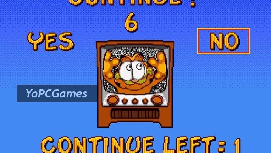 Garfield Caught In The Act - Sega Genesis (Mega Drive) video game collectible [Barcode 4974365615567] - Main Image 2