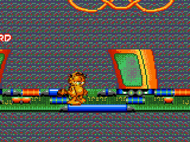 Garfield Caught In The Act - Sega Genesis (Mega Drive) video game collectible [Barcode 4974365615567] - Main Image 3