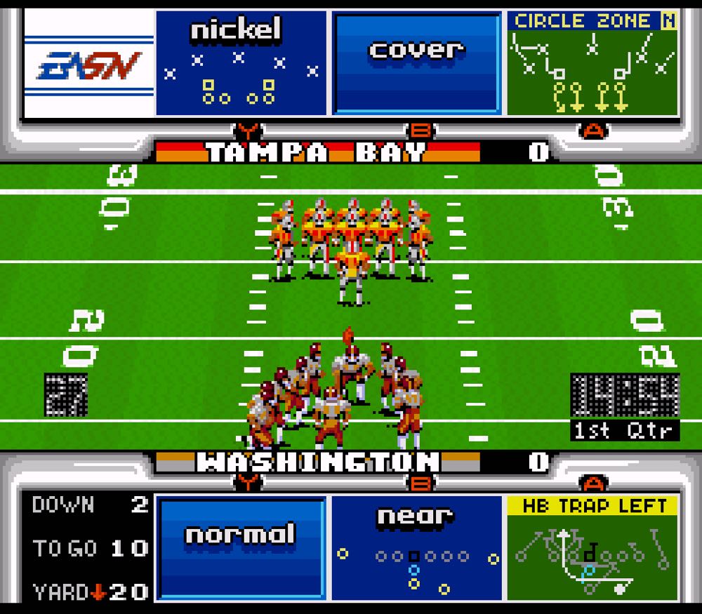 John Madden Football ’93 - Sega Mega Drive (Ea Sports - 1-2) video game collectible [Barcode 5015839114991] - Main Image 4