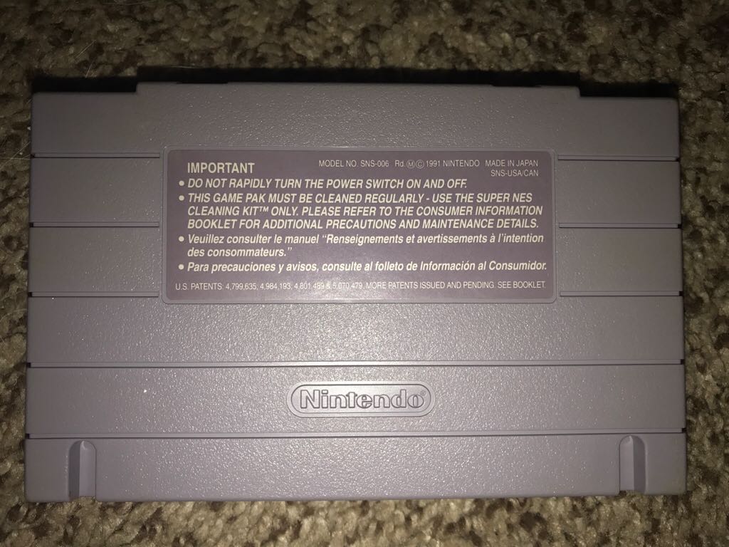 John Madden Football ’93 - Nintendo Super Nintendo Entertainment System (SNES) (Electronic Arts) video game collectible - Main Image 2