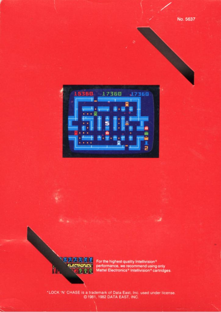 Lock’n’chase - Intellivision video game collectible - Main Image 2