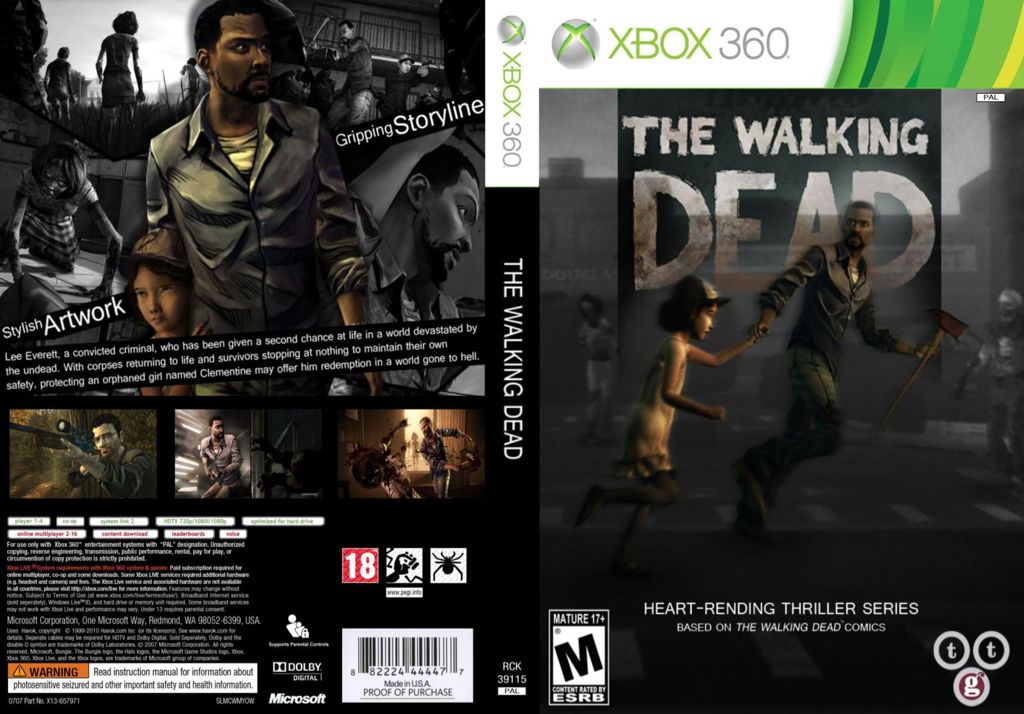 The Walking Dead - Microsoft Xbox Live Arcade (XBLA) (Telltale Games - 1) video game collectible - Main Image 2