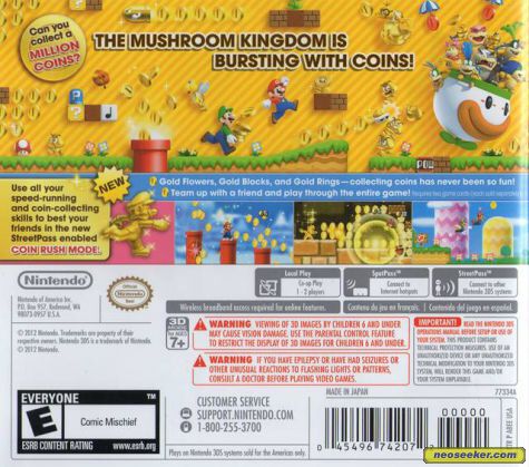 New Super Mario Bros. 2 - Nintendo 3DS (Nintendo - 1) video game collectible [Barcode 04547426] - Main Image 2