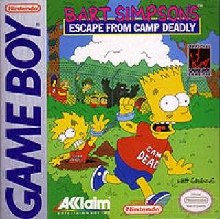 Bart Simpson’s Escape from Camp Deadly - Nintendo Game Boy (Nintendo - 1) video game collectible - Main Image 1