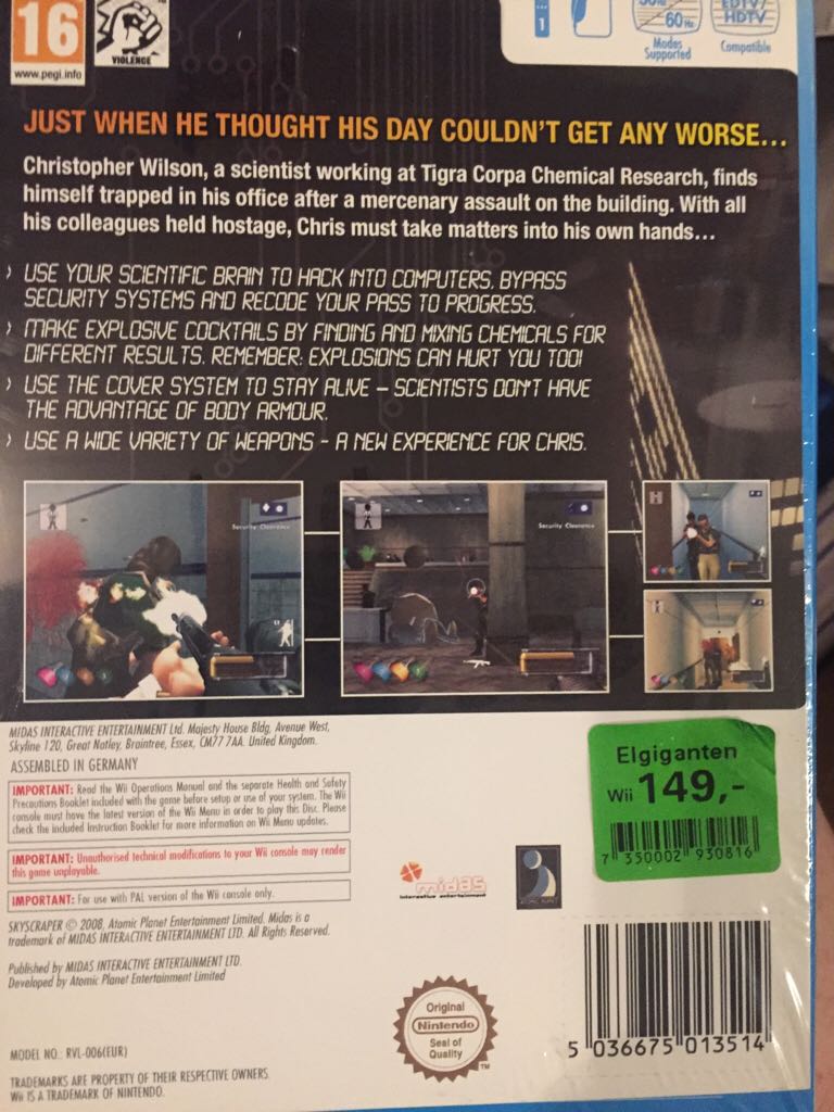 Skyscraper - Nintendo Wii video game collectible - Main Image 2