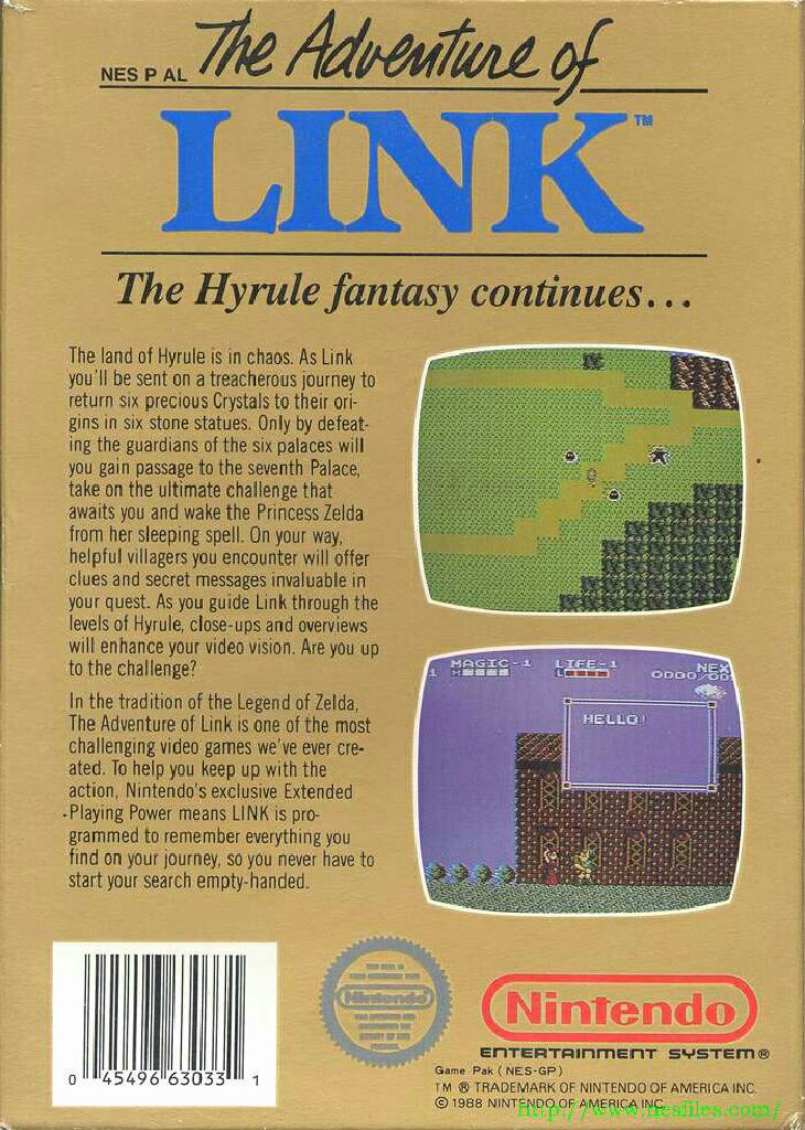 The Legend Of Zelda 2 - Nintendo GameCube (Nintendo) video game collectible - Main Image 2