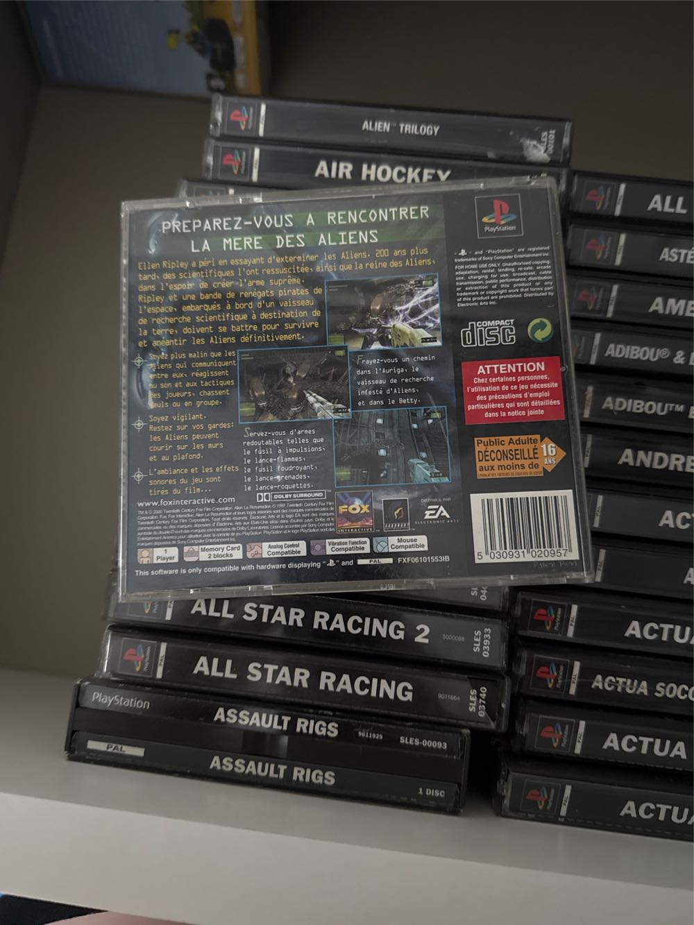 Alien La Resurrection - Sony PlayStation video game collectible [Barcode 5030931020957] - Main Image 3