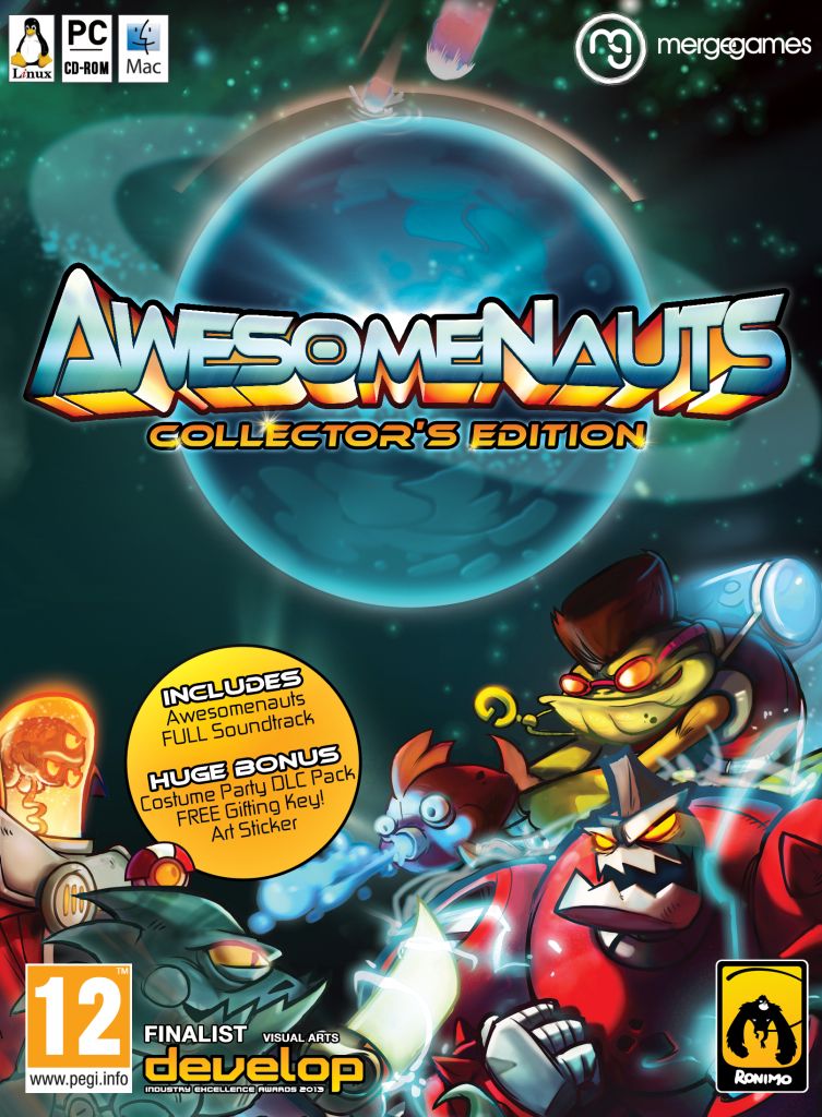 Awesomenauts - Sony PlayStation Network (PSN) (Ronimo Games - 1-6) video game collectible [Barcode 5060264370399] - Main Image 2