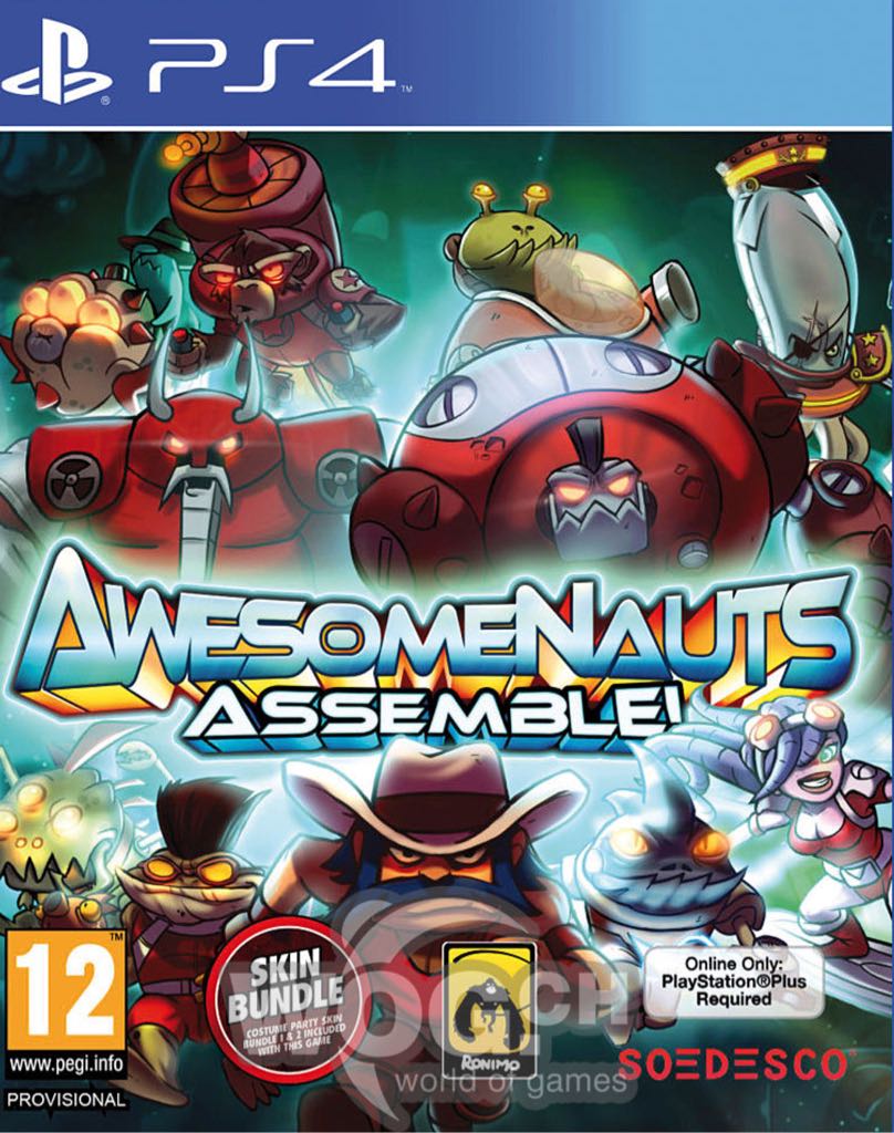 Awesomenauts - Sony PlayStation 4 (PS4) video game collectible - Main Image 1