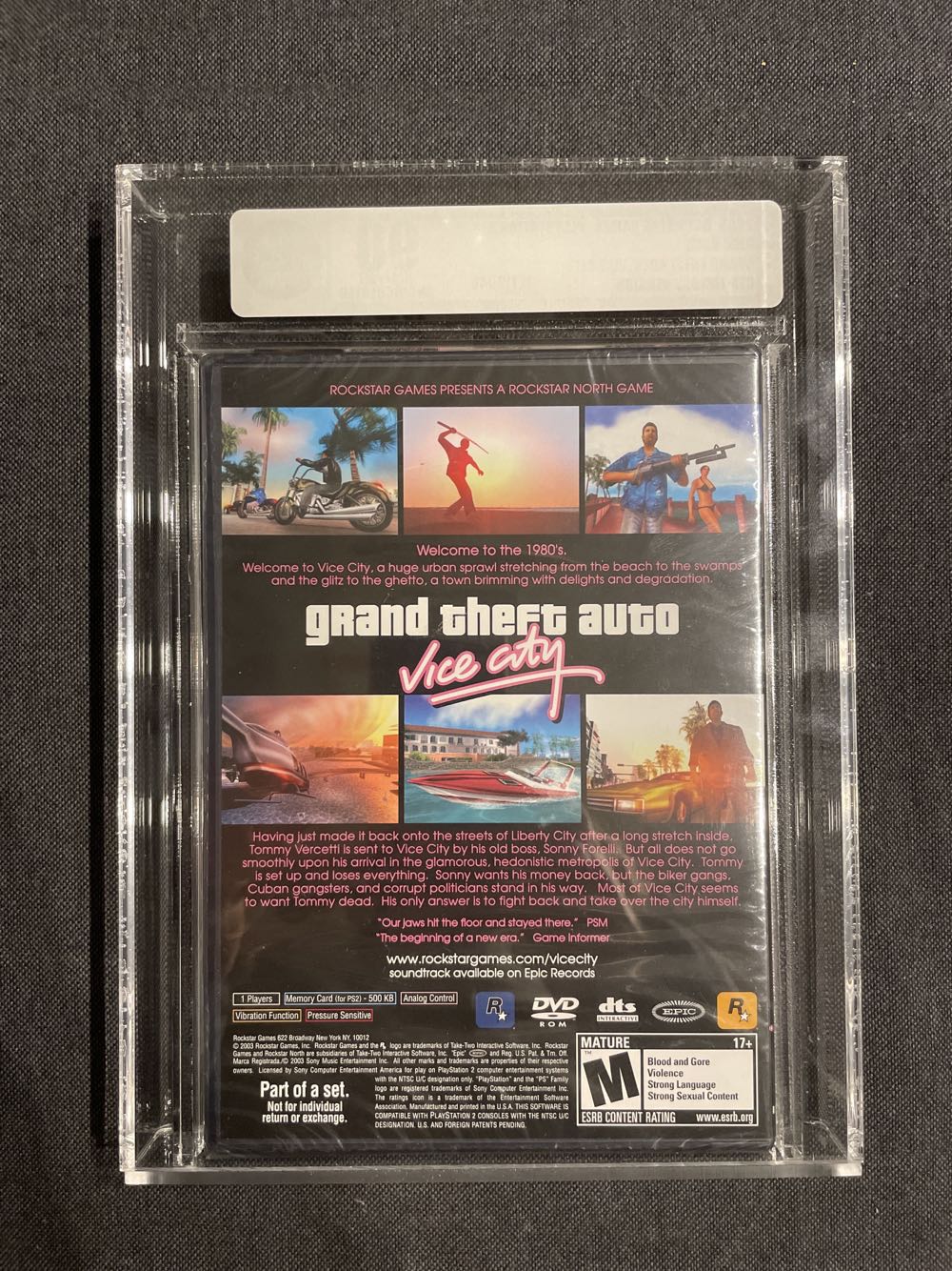 Grand Theft Auto Vice City - Sony PlayStation 2 (PS2) (Rockstar Games - 1) video game collectible - Main Image 2